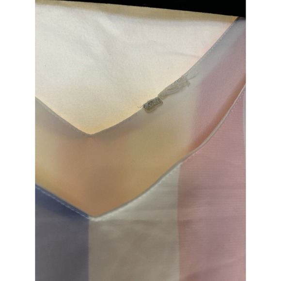 Japna Women's Tank Top Camisole Adjustable Straps Stripes Medium GUC K11 - Picture 2 of 3